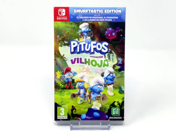 Portada de Los Pitufos: Operación Vilhoja (ESP) para Nintendo Switch, edición PAL España, de segunda mano