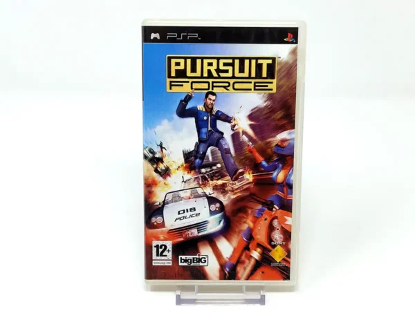 Portada de Pursuit Force (ESP) (Promo) para PSP, edición PAL España, de segunda mano