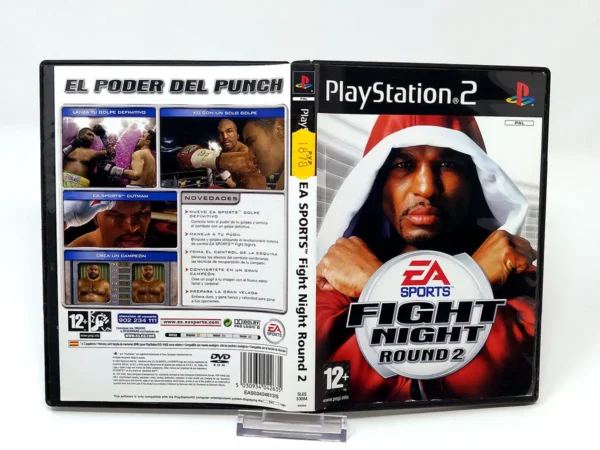 Fight Night Round 2 (ESP) (Carátula) para PlayStation 2, edición PAL España, de segunda mano
