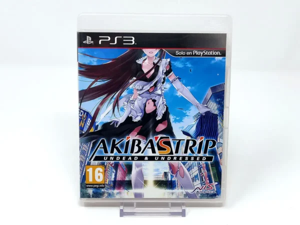 Portada de Akiba's Trip: Undead & Undressed (ESP) para PlayStation 3, edición PAL España, de segunda mano