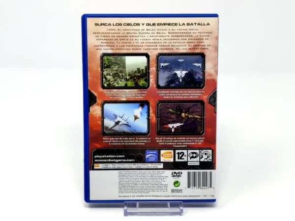 Parte trasera de Ace Combat: The Belkan War (ESP) (Rebajado) para PlayStation 2, edición PAL España