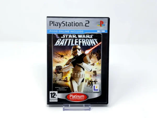 Portada de Star Wars: Battlefront (ESP) (Platinum) para PlayStation 2, edición PAL España, de segunda mano