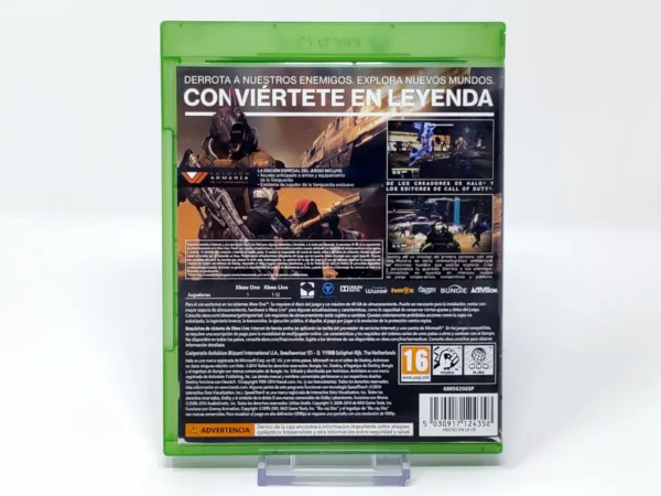 Parte trasera de Destiny (ESP) para XBOX One / Series X/S, edición PAL España