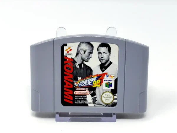 Lateral de la caja de International Superstar Soccer '98 (ESP) para Nintendo 64
