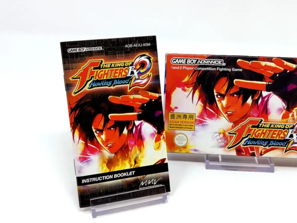 Lateral de la caja de The King of Fighters EX 2: Howling Blood (ASIA) para Nintendo Game Boy Advance