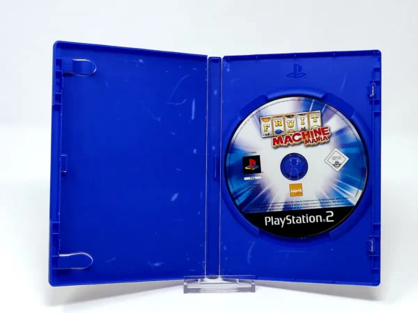 Interior del juego Fruit Machine Mania (UK) (Rebajado) para PlayStation 2 con disco y manual