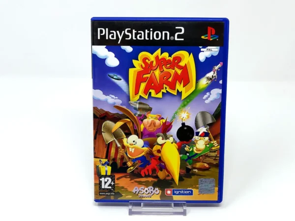 Portada de Super Farm (FRA) para PlayStation 2, edición PAL Francia, de segunda mano