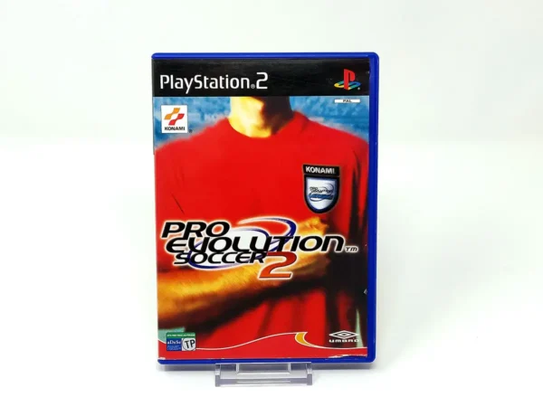 Portada de Pro Evolution Soccer 2 (ESP) para PlayStation 2, edición PAL España, de segunda mano