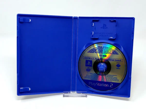 Interior del juego SOCOM: U.S. Navy SEALs: Combined Assault (ESP) (Promo) para PlayStation 2 con disco y manual