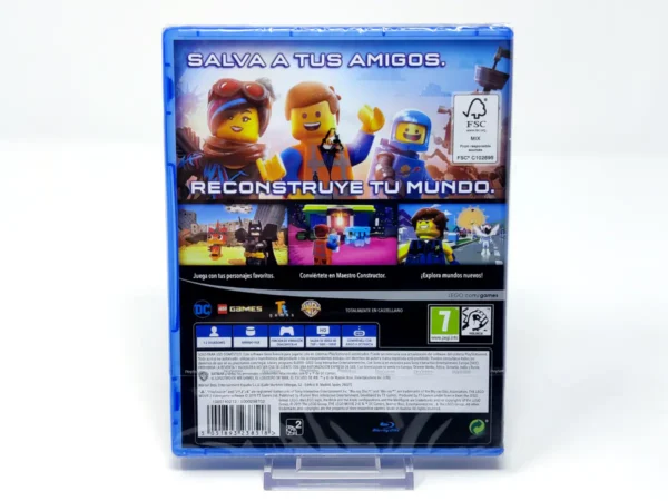 Parte trasera de LEGO La Película 2: El Videojuego (ESP) (Precintado) para PlayStation 4, edición PAL España