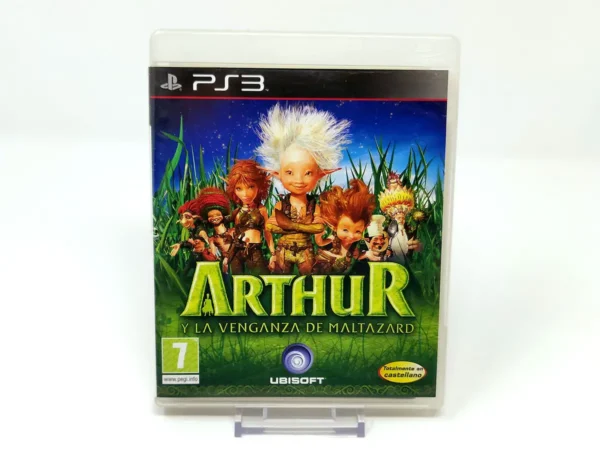 Portada de Arthur y la Venganza de Maltazard (ESP) para PlayStation 3, edición PAL España, de segunda mano