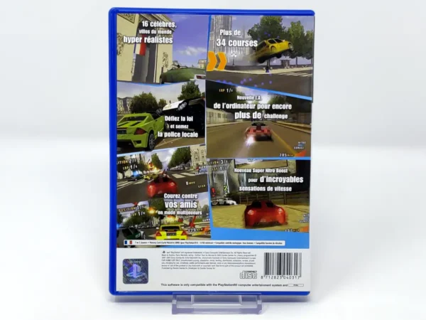 Parte trasera de Paris-Marseille Racing: Edition Tour du Monde (FRA) para PlayStation 2, edición PAL Francia