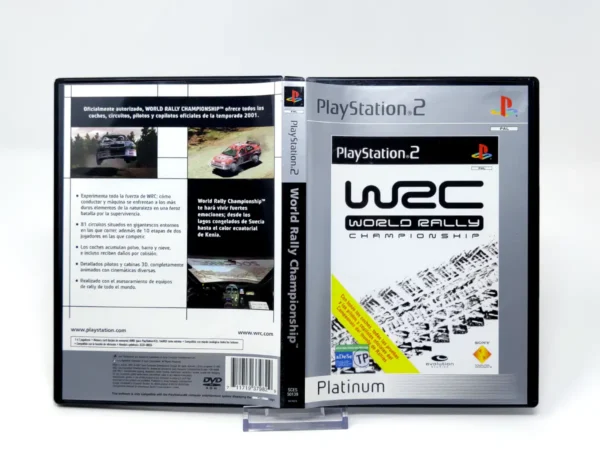 Portada de WRC: World Rally Championship (ESP) (Platinum) (Carátulas) para PlayStation 2, edición PAL España, de segunda mano