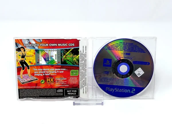Parte trasera de Dance Factory (EUR) (Promo) para PlayStation 2, edición PAL España