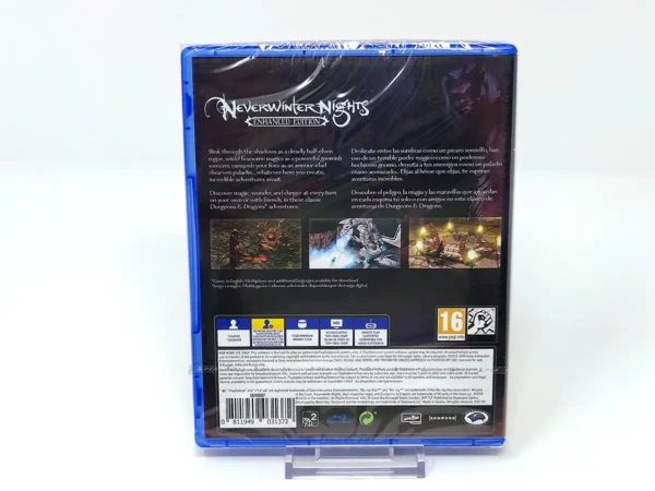 Parte trasera de Neverwinter Nights: Enhanced Edition (ESP) (Precintado) para PlayStation 4, edición PAL España