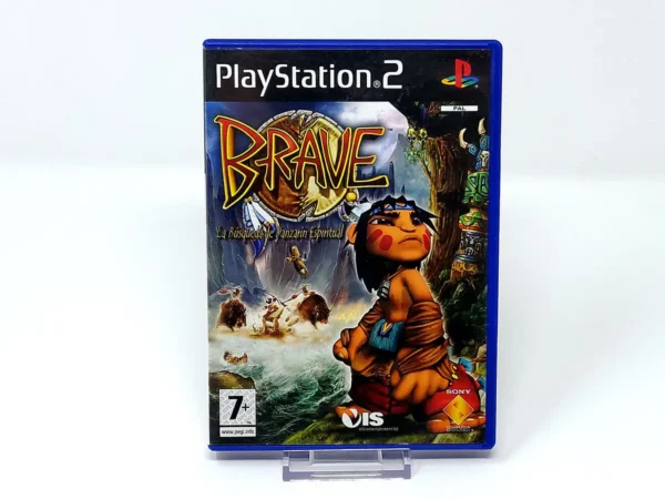 Portada de Brave: La Búsqueda de Danzarín Espiritual (ESP) para PlayStation 2, edición PAL España, de segunda mano