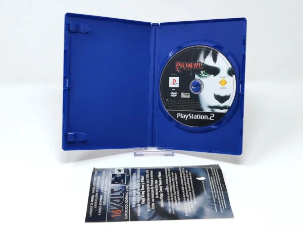 Interior del juego Primal (ESP) (Rebajado) para PlayStation 2 con disco y manual