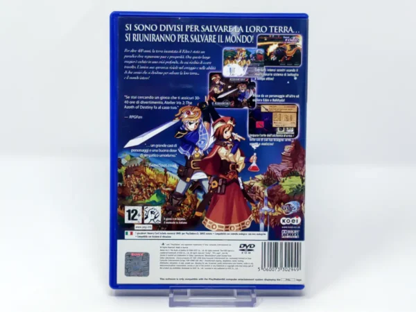 Parte trasera de Atelier Iris 2: The Azoth of Destiny (ITA) (Rebajado) para PlayStation 2, edición PAL Italia