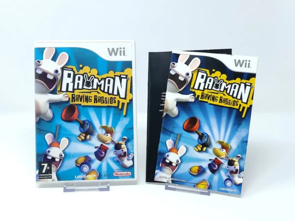 Rayman: Raving Rabbids (ESP) (Rebajado) para Nintendo Wii, edición PAL España, de segunda mano