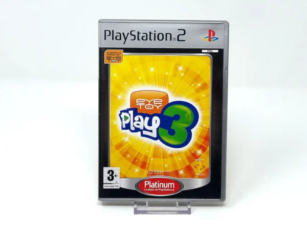 Portada de EyeToy: Play 3 (ESP) (Platinum) para PlayStation 2, edición PAL España, de segunda mano