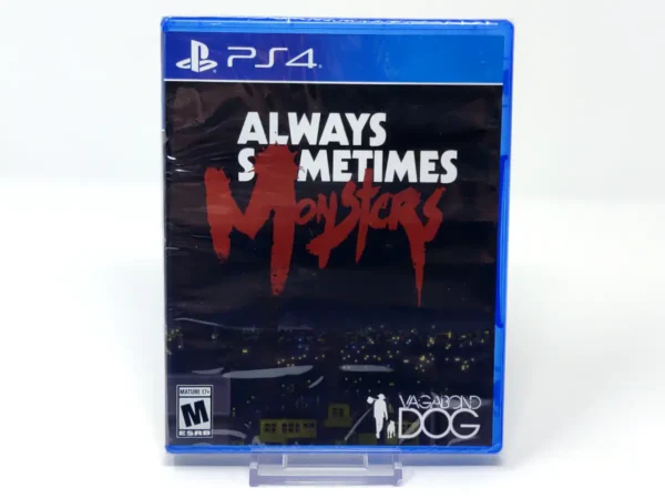Portada de Always Sometimes Monsters (USA) (Limited Run) (Precintado) para PlayStation 4, edición NTSC USA, nuevo