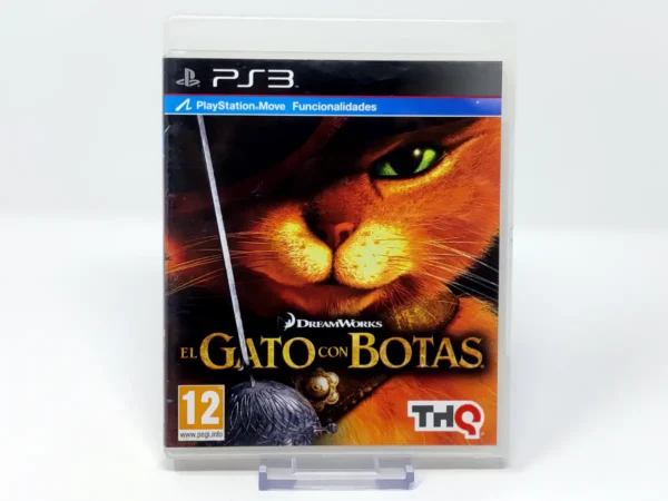 Portada de El Gato con Botas (ESP) (Rebajado) para PlayStation 3, edición PAL España, de segunda mano