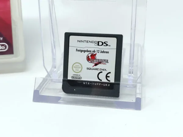 Lateral de la caja de Valkyrie Profile: Covenant of the Plume (ESP) para Nintendo DS