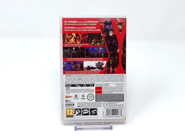 Parte trasera de Daemon X Machina (ESP) para Nintendo Switch, edición PAL España