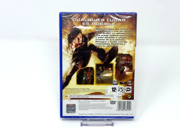 Parte trasera de Jumper: Griffin's Story (ESP) (Precintado) para PlayStation 2, edición PAL España
