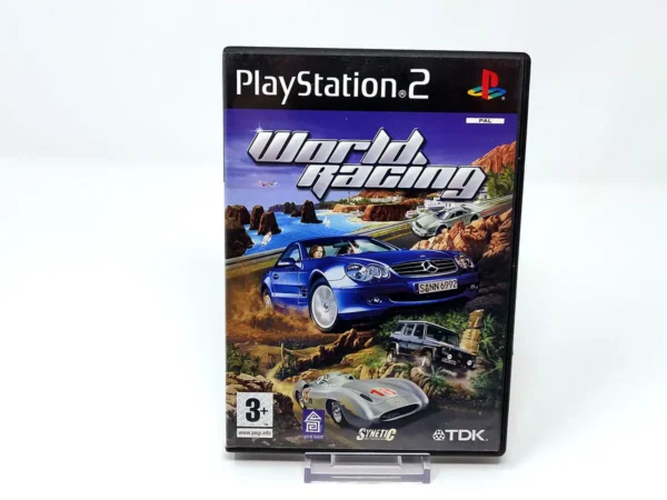Portada de World Racing (ESP) para PlayStation 2, edición PAL España, de segunda mano
