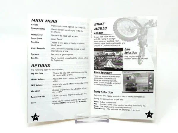 SX Superstar (UK) (Manual) para PlayStation 2, edición PAL UK, de segunda mano