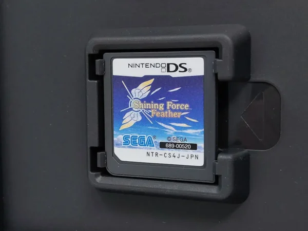 Lateral de la caja de Shining Force Feather (JAP) para Nintendo DS