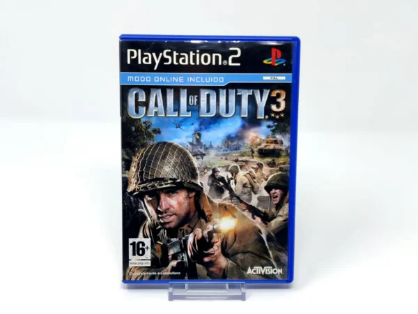 Portada de Call of Duty 3 (ESP) para PlayStation 2, edición PAL España, de segunda mano