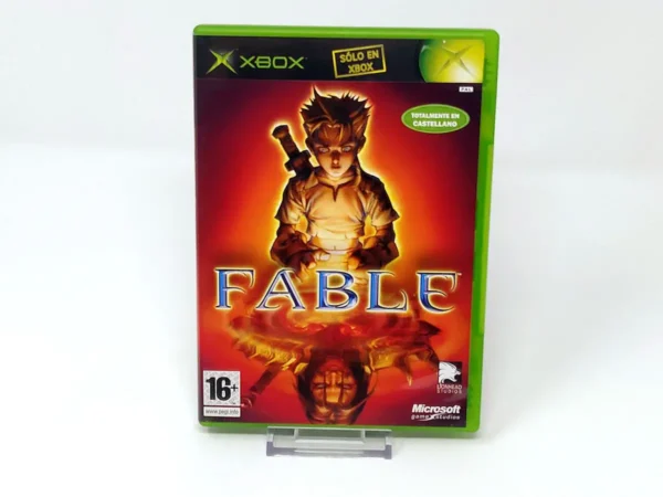 Portada de Fable (ESP) para XBOX, edición PAL España, de segunda mano