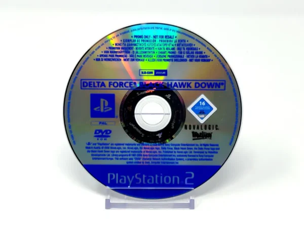 Portada de Delta Force: Black Hawk Down (ESP) (Disco) (Promo) para PlayStation 2, edición PAL España, de segunda mano