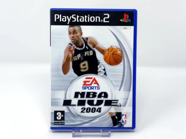 Portada de NBA Live 2004 (FRA) para PlayStation 2, edición PAL Francia, de segunda mano