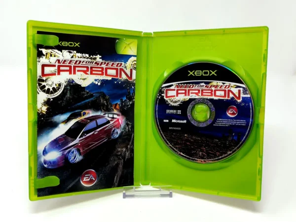 Interior del juego Need for Speed: Carbon (FRA) para XBOX con disco y manual