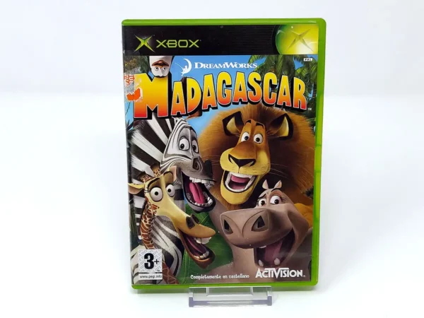 Portada de Madagascar (ESP) (Rebajado) para XBOX, edición PAL España, de segunda mano