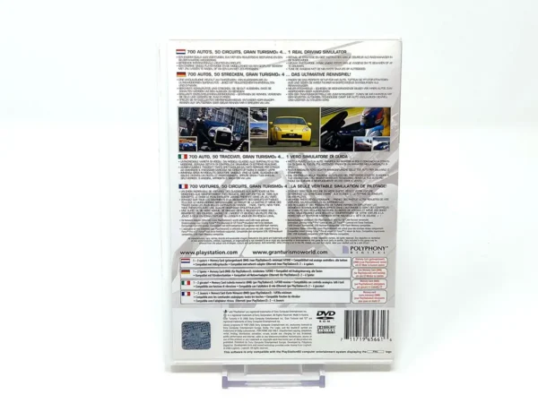 Parte trasera de Gran Turismo 4 (EUR) (Rebajado) para PlayStation 2, edición PAL