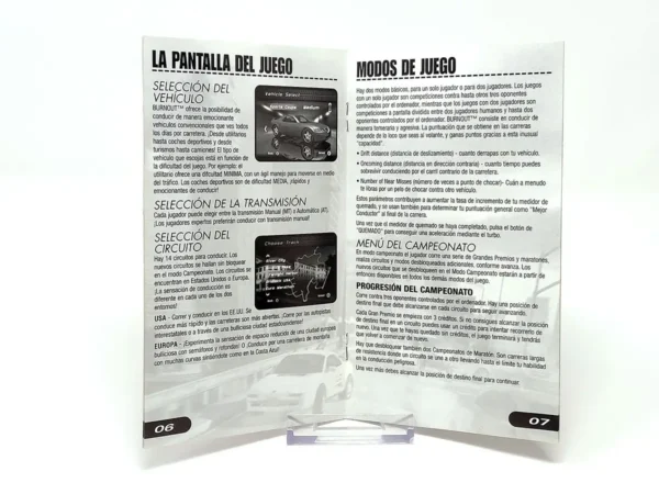 Burnout (ESP) (Manual) para Nintendo GameCube, edición PAL España, de segunda mano