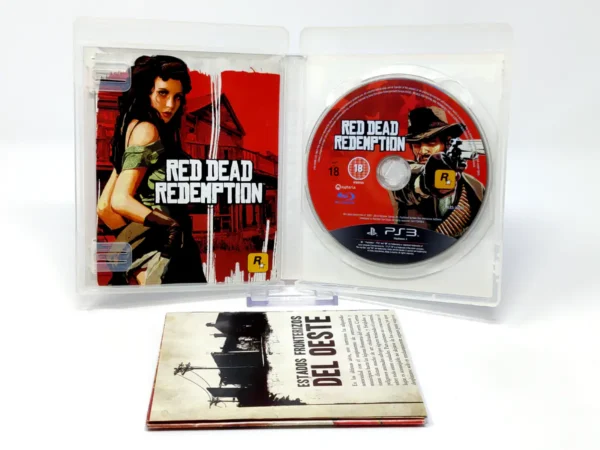 Interior del juego Red Dead Redemption (ESP) (Con Mapa) para PlayStation 3 con disco y manual