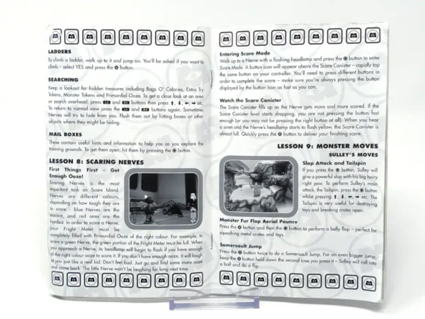 Disney/Pixar Monsters, Inc.: Scare Island (UK) (Manual) para PlayStation 2, edición PAL UK, de segunda mano