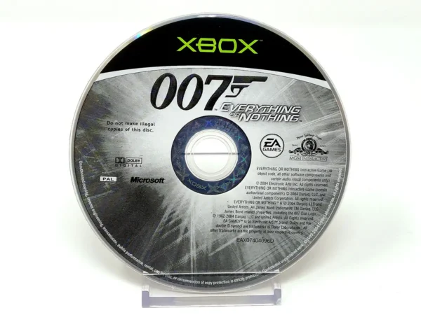007: Todo o Nada (ESP) (Disco) para XBOX, edición PAL España, de segunda mano