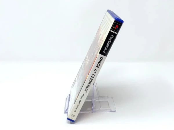 Lateral de la caja de Dirge of Cerberus: Final Fantasy VII (ESP) (Rebajado) para PlayStation 2