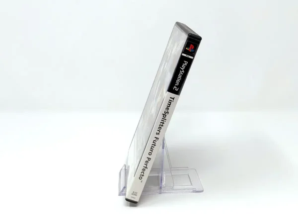 Lateral de la caja de TimeSplitters: Future Perfect (ESP) (Rebajado) para PlayStation 2