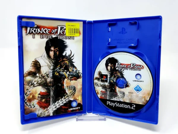 Interior del juego Prince of Persia: I Due Troni (ITA) (Rebajado) para PlayStation 2 con disco y manual