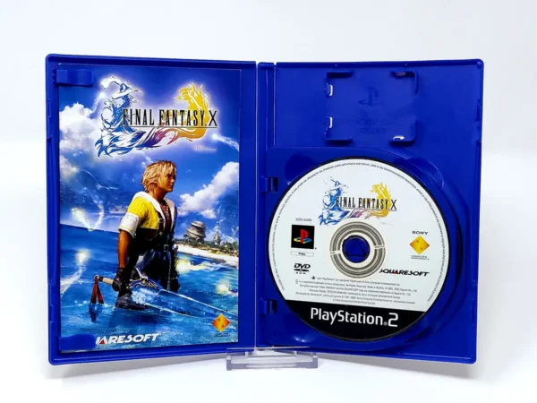 Interior del juego Final Fantasy X (ESP) (Platinum) (Rebajado) para PlayStation 2 con disco y manual