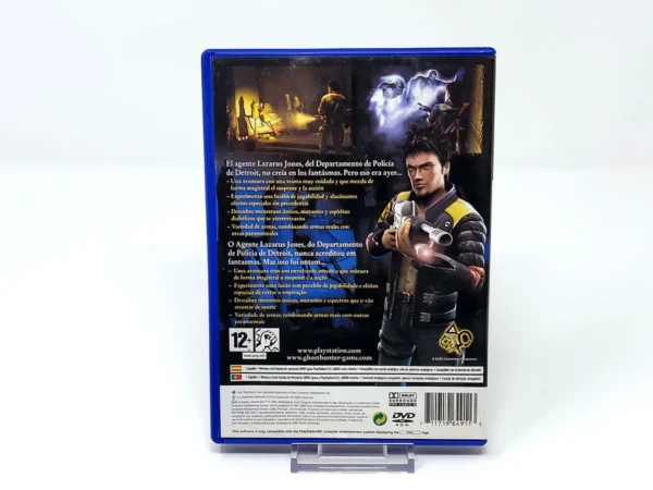 Parte trasera de Ghosthunter (ESP) (Rebajado) para PlayStation 2, edición PAL España