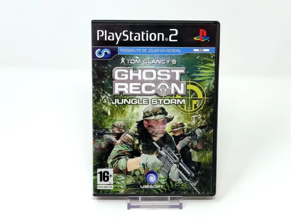 Portada de Tom Clancy's Ghost Recon: Jungle Storm (FRA) para PlayStation 2, edición PAL Francia, de segunda mano