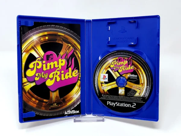 Parte trasera de MTV Pimp My Ride (UK) para PlayStation 2, edición PAL UK